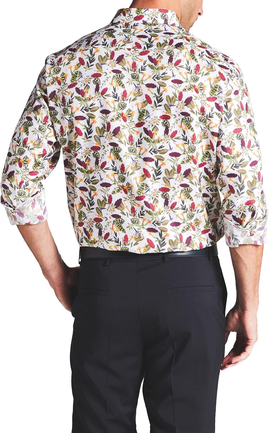 ETERNA Langarm Hemd, Modern Fit, Oxford, Bunt Bedruckt 41, 41
