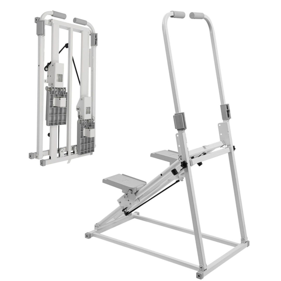 Treppensteiger Fitnessgerät Klappbar Vertikaler Climber Stepper Treppenstepper mit 3 Stufen Einstell