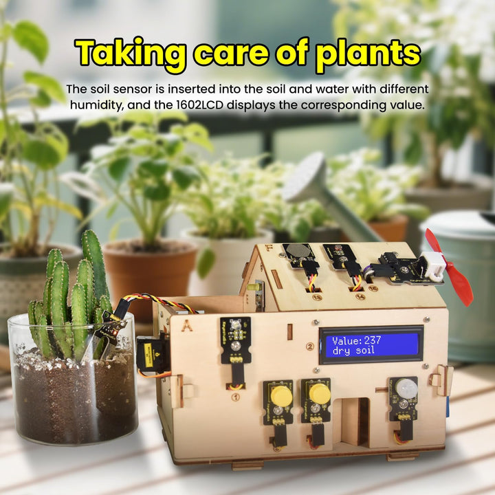 KEYESTUDIO Smart Home Kit Ultimate Starter Kit, Kompatibel mit Arduino IoT Vollständigster Elektroni