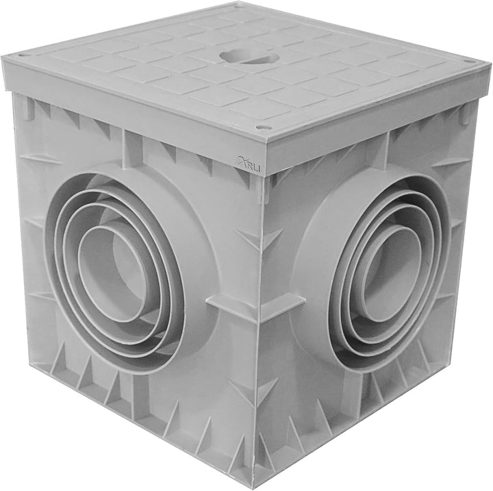 ARLI Revisionsschacht 300 x 300 x 300 mm Kontrollschacht mit Deckel - Hochwertiger Wartungsschacht f