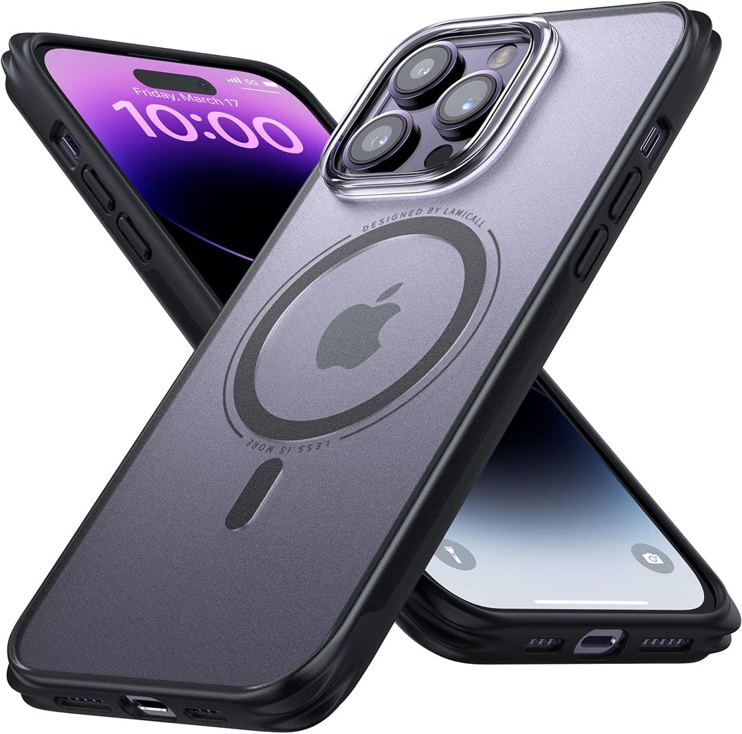 Lamicall iPhone 14 Pro Max Magnetische Hülle für Magsafe - [Upgrade Airbag Schutz] Extrem Dünn Handy