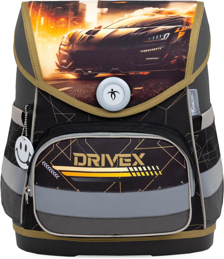 Belmil Compact Schulranzen Set 405-41/AG/S Drivex, Drivex