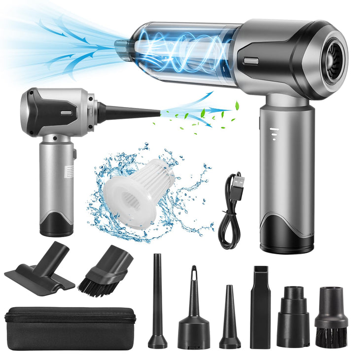 Handstaubsauger, 22000Pa Handstaubsauger Akku, Autostaubsauger mit Bürstenloser Motor, Auto Kabellos
