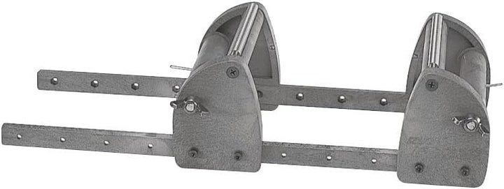 Rayher Hobby 7200000 Webrahmen für Erwachsene, Webbreite 9,5 cm, auch zum Perlenweben, Braun
