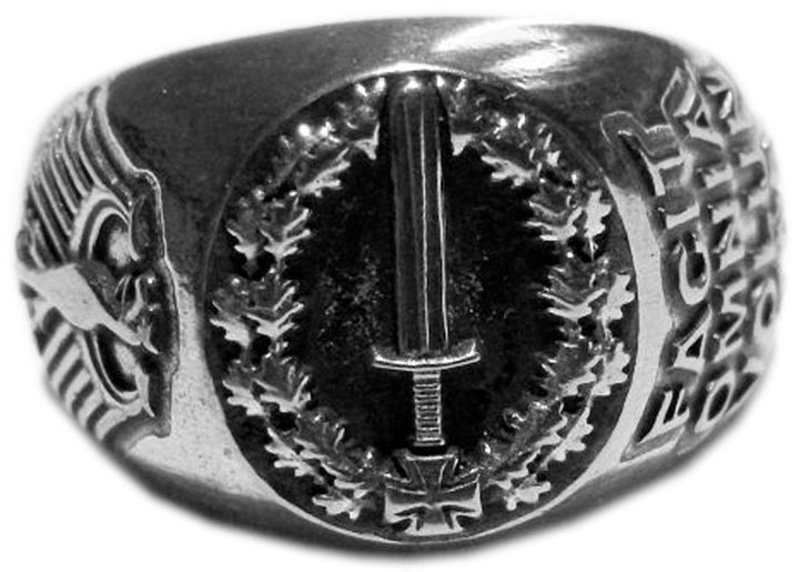 MK-Art Militaria Deutscher Ring Kommando Spezialkräfte KSK mit Motto Facit Omnia Voluntas (Der Wille