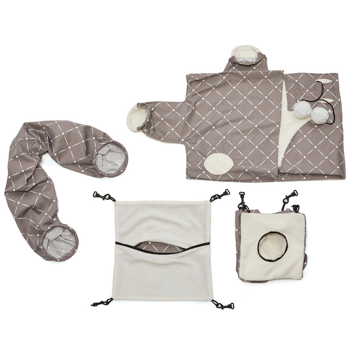 MidWest Homes for Pets Frettchen Nation & Critter Nation Zubehör-Set, Designer-Diamantdruck, Kit 3 D