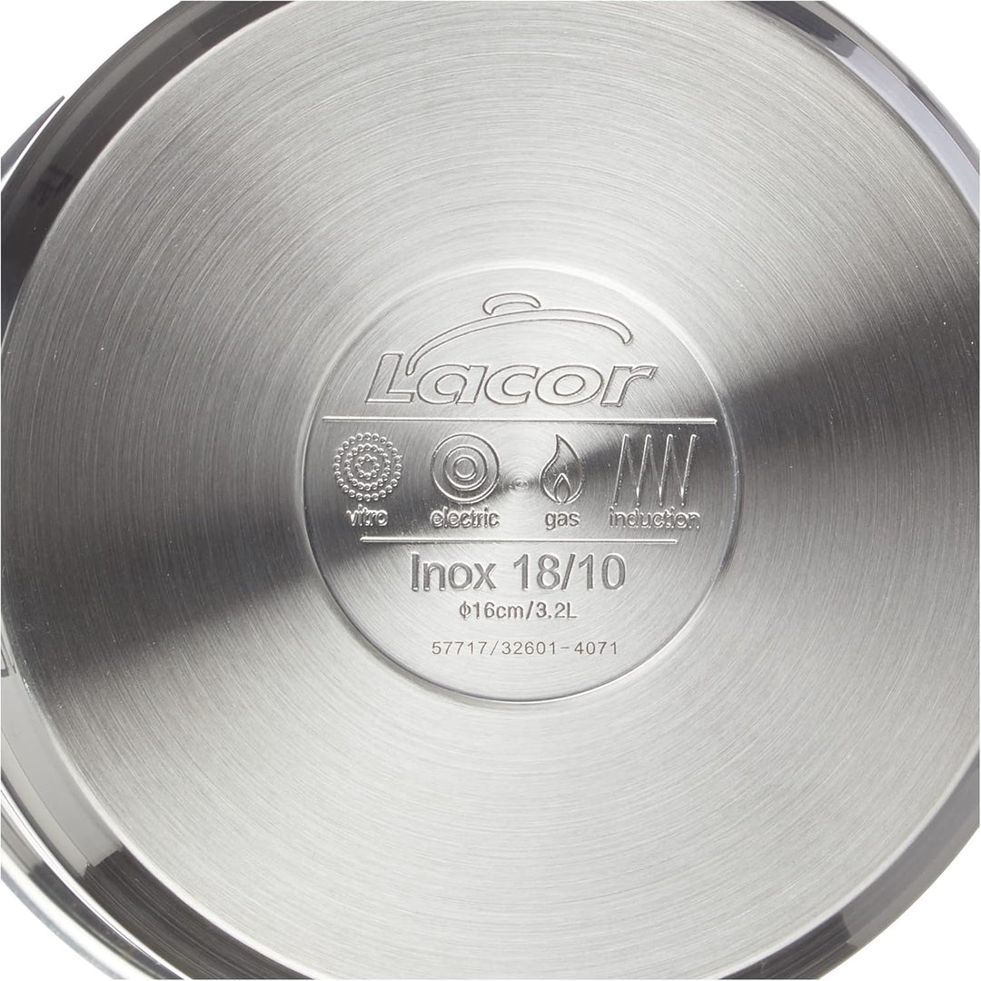 LACOR Bain Marie Topf Eco-Chef D.16x16 Cms., Edelstahl, 16 cm, 36 x 18.3 x 18.7 cm, 1 Einheiten 16 3