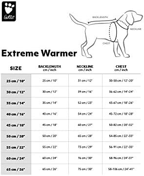 Hurtta Extreme Warmer Hundemantel, Winterjacke für Hunde Weinrot 40 cm