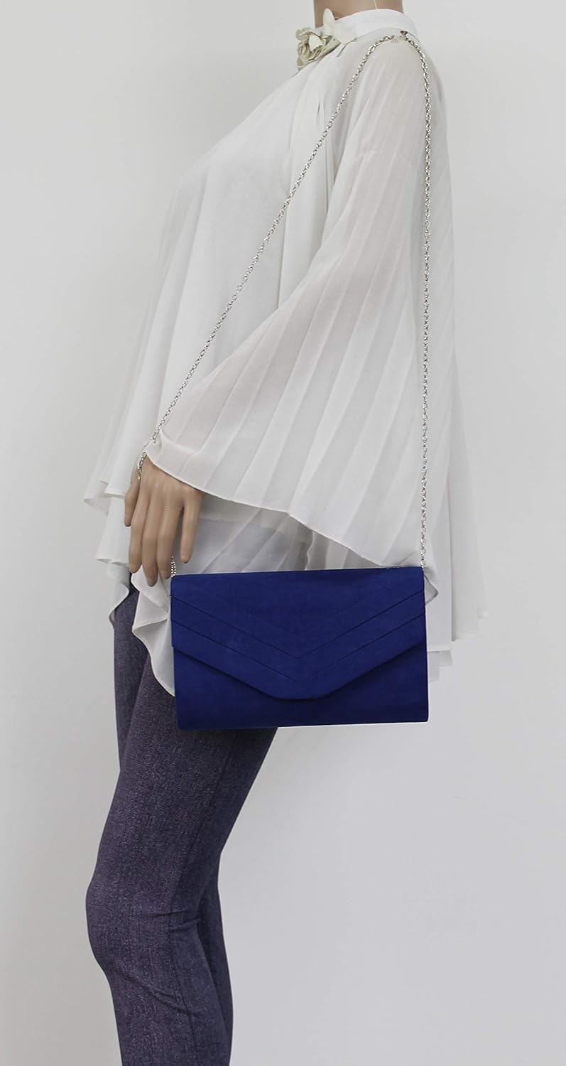 SwankySwans Damen Samantha Clutch Königsblau, Königsblau