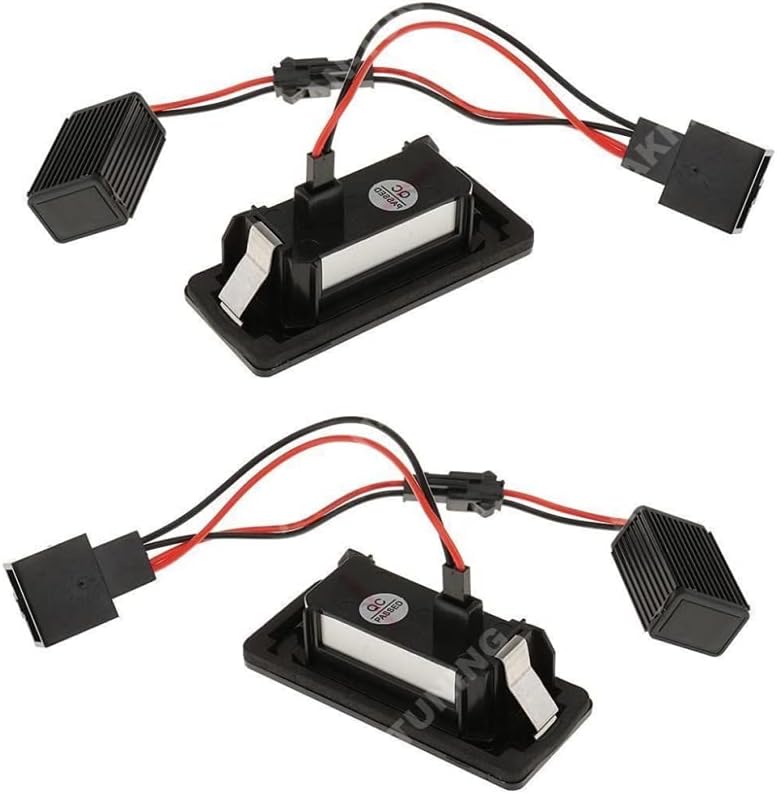 akhan KB11 - Fehlerfrei Kennzeichenbeleuchtung, Nummerschildbeleuchtung Xenon Weiss Plug&Play CanBus