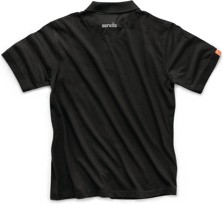 Scruffs Polohemd „Eco Worker“, schwarz XXXL (T55464) 3XL Schwarz, 3XL Schwarz