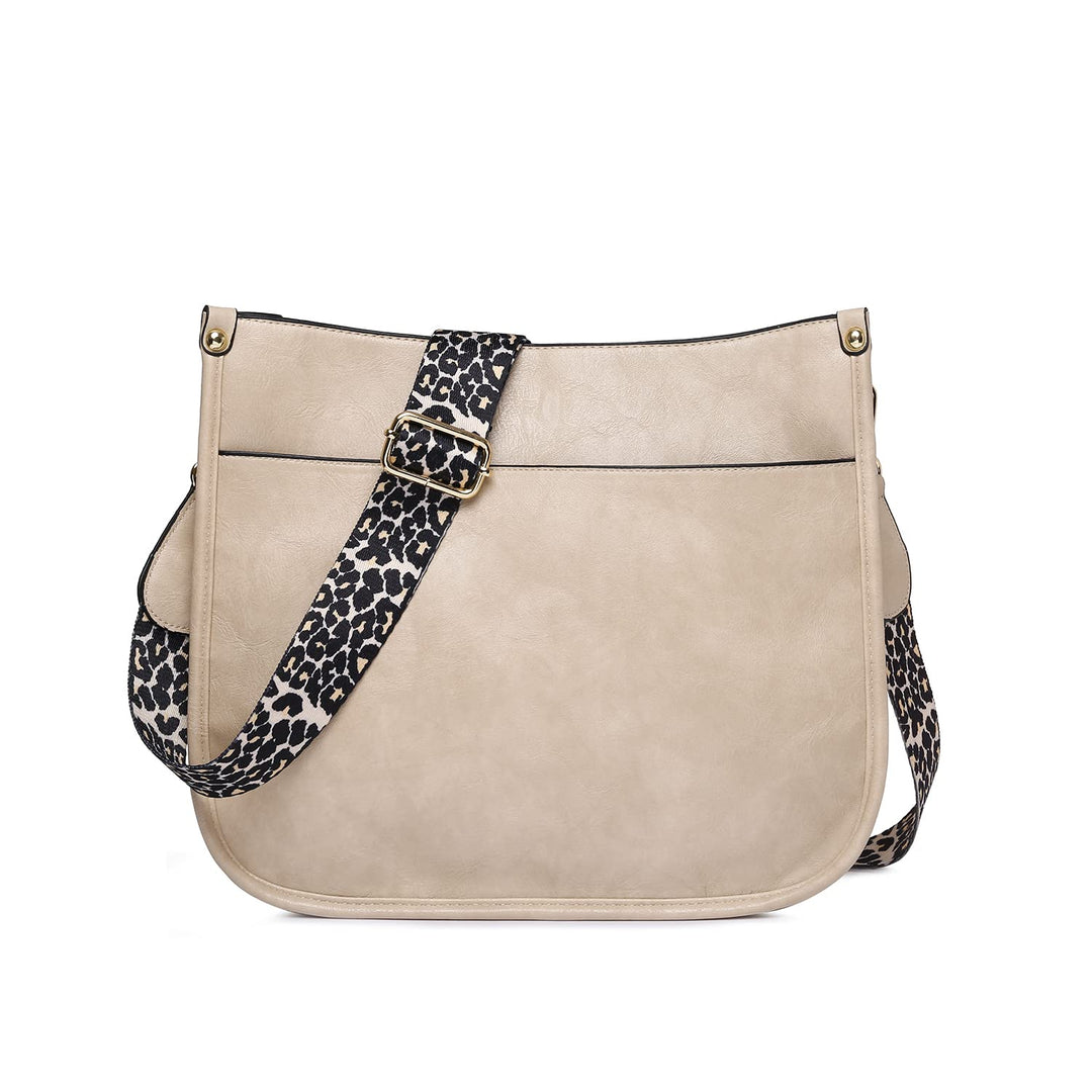 EVEOUT Umhängetasche aus PU Leder für Damen Grosse Kapazität Schultertaschen Allgleiches beiläufige
