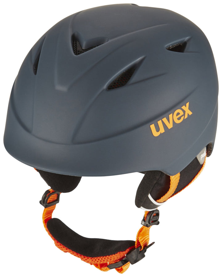 Uvex Kinder Airwing 2 Skihelm 52-54 cm titanium-orange mat, 52-54 cm titanium-orange mat