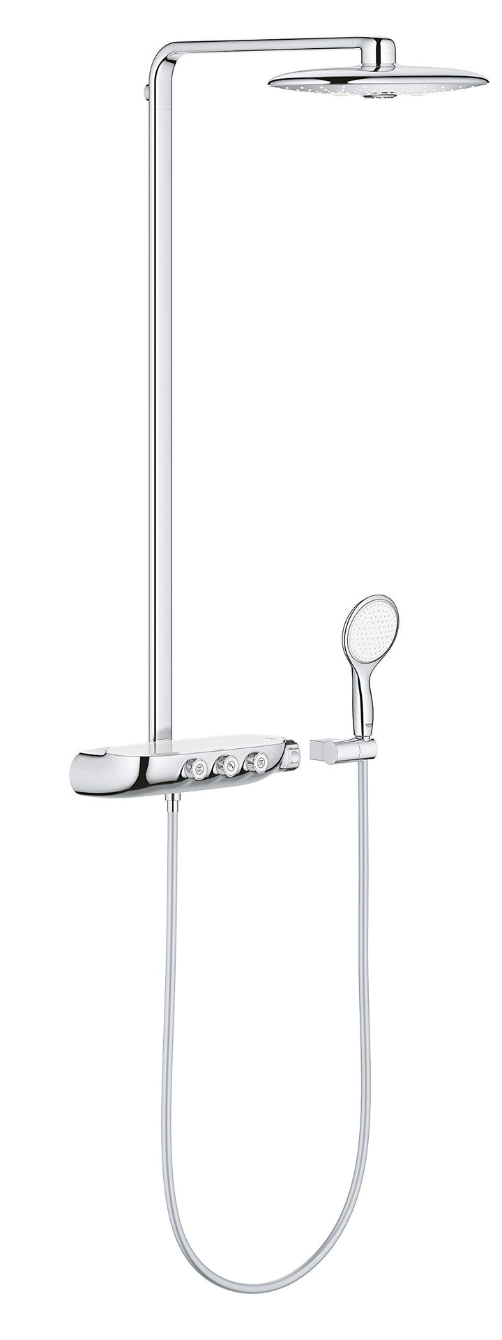 GROHE Rainshower SmartControl Duo 360 - Duschsystem mit Thermostatbatterie (Wandmontage, 3 Strahlart