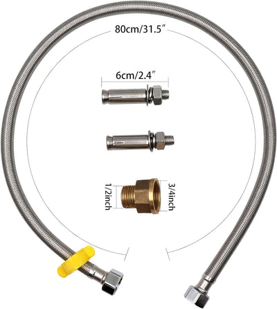 Svauoumu Automatische Tränke Mit Schwimmer Ventil, Edelstahl Rinder Viehtränke Tränkebecken, Tränkeb