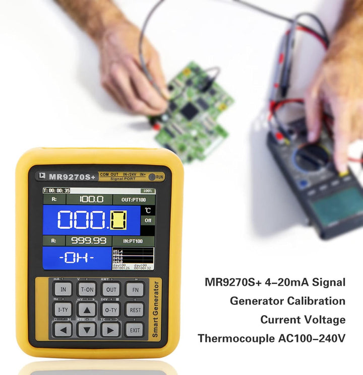 Signalgenerator Modul MR9270S+ 4-20 mA Tragbarer Kalibrierstrom Spannung Thermoelement Hochpräzise D