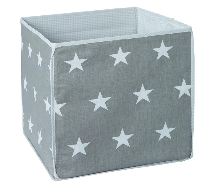 roba Kinder Aufbewahrungsbox Little Stars - Canvas Box aus Stoff für Spielzeug - Kinderzimmer Deko -