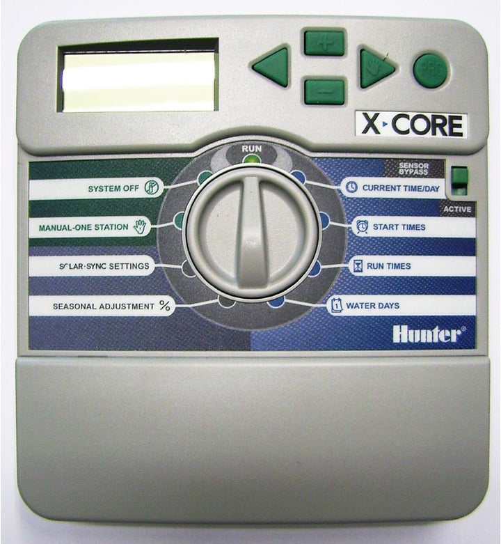 HUNTER xc-201i – Programmierer Bewässerung auf Batterien, 2 Jahreszeiten, für Innen