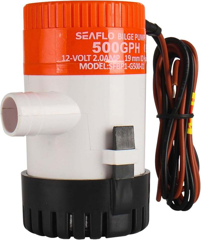 LIGHTEU Seaflo 12v 500 GPH Bilge Pump by Seaflo
