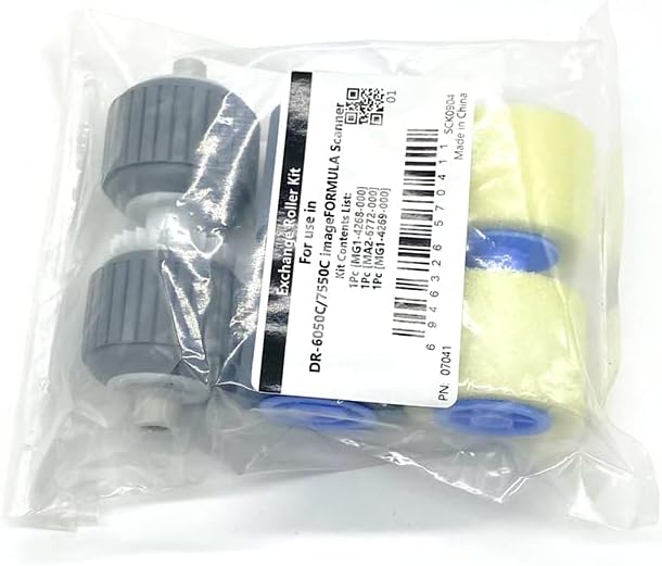 Generic Scanner-Austauschrollen-Set für CanonDR-7550C DR-9050C DR-6050C (4009B001AA), 1 Set