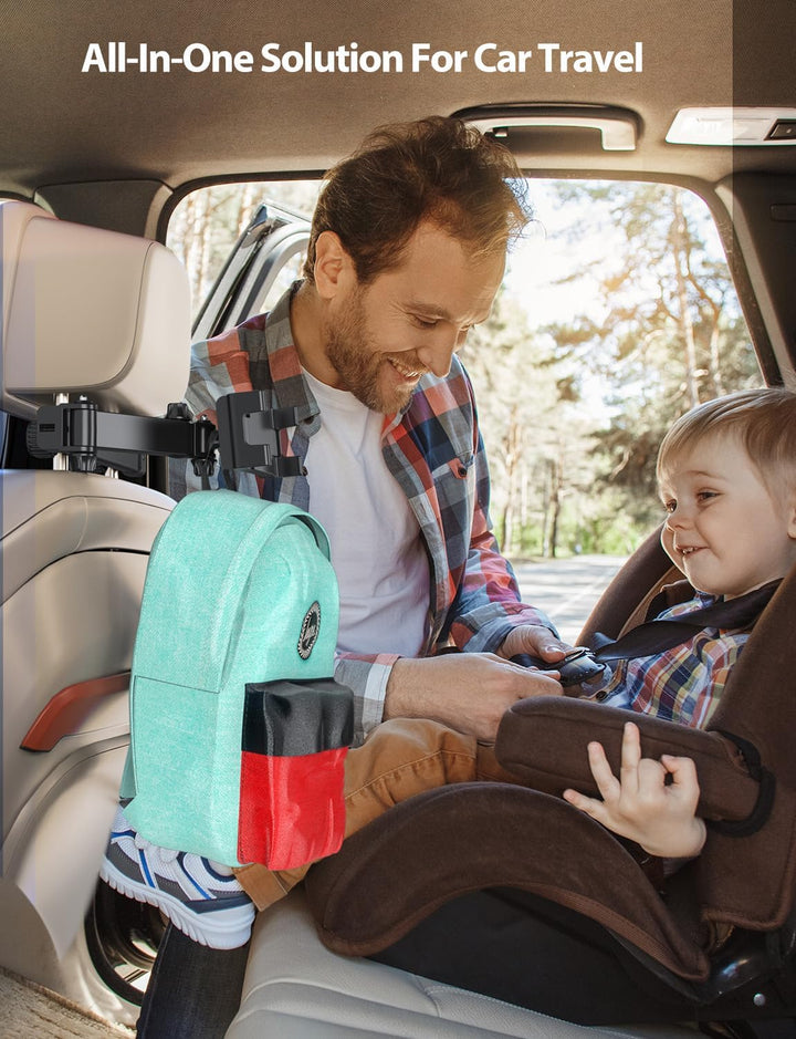 PLDHPRO Tablet Halterung Auto Kopfstütze, Tablethalterungen Auto mit Ausziehbar, iPad Halterung Rück