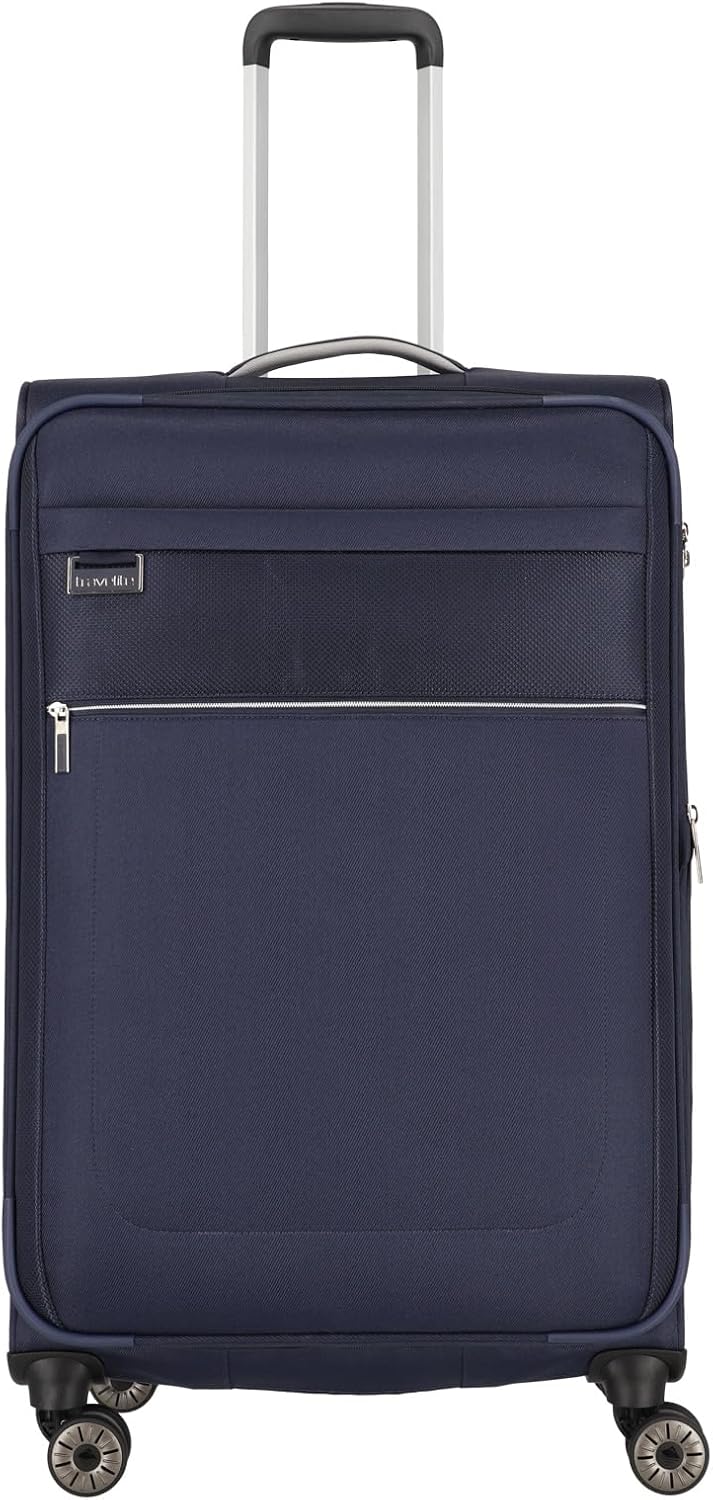 Travelite Kofferset 4 teilig Weichschale 4 Rollen, Grössen S-M-L + Bordtasche, nachhaltig, MIIGO, Re
