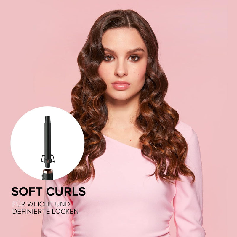 Bellissima Twist & Style, Lockenstab, Griff + 4 Zubehörteile für Locken und Wellen, automatische Tem