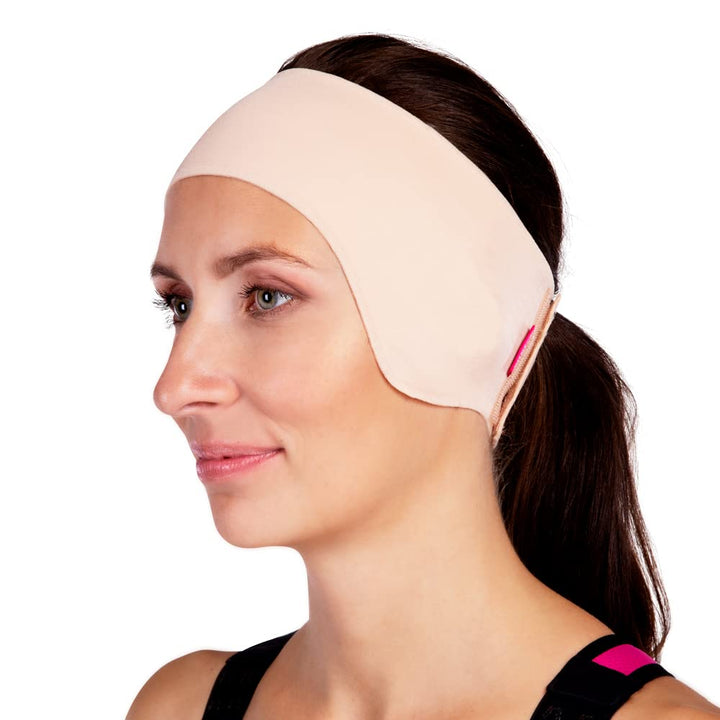Postoperatives Kompressions-Stirnband PU 03 von LIPOELASTIC XL Beige, XL Beige