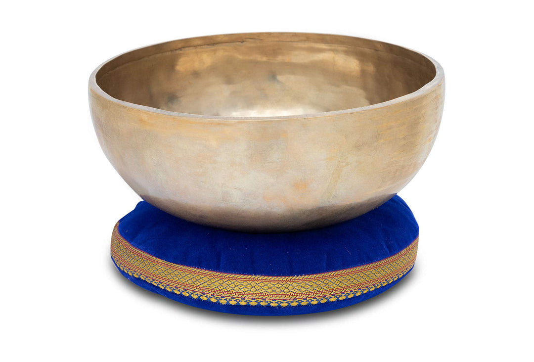 XDrum Omshanti Klangschale 25 cm Set - Gewicht: 1900g - handgemacht in Indien - ideal für Meditation