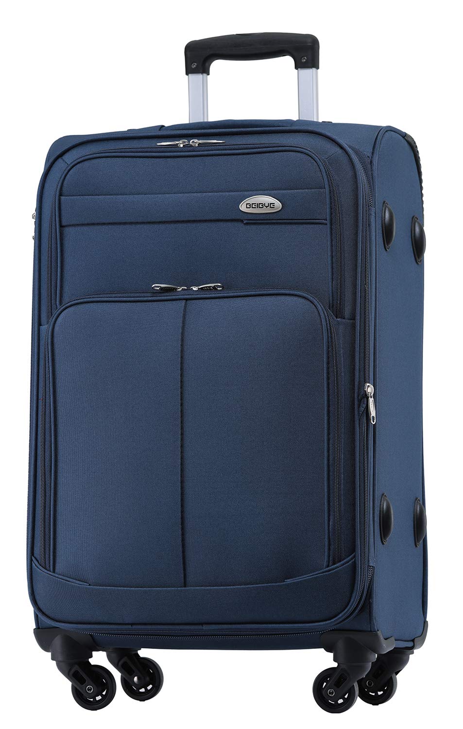 BEIBYE 4 Rollen Reisekoffer 3tlg.Stoffkoffer Handgepäck Kindergepäck Gepäck Koffer Trolley Set-XL-L-