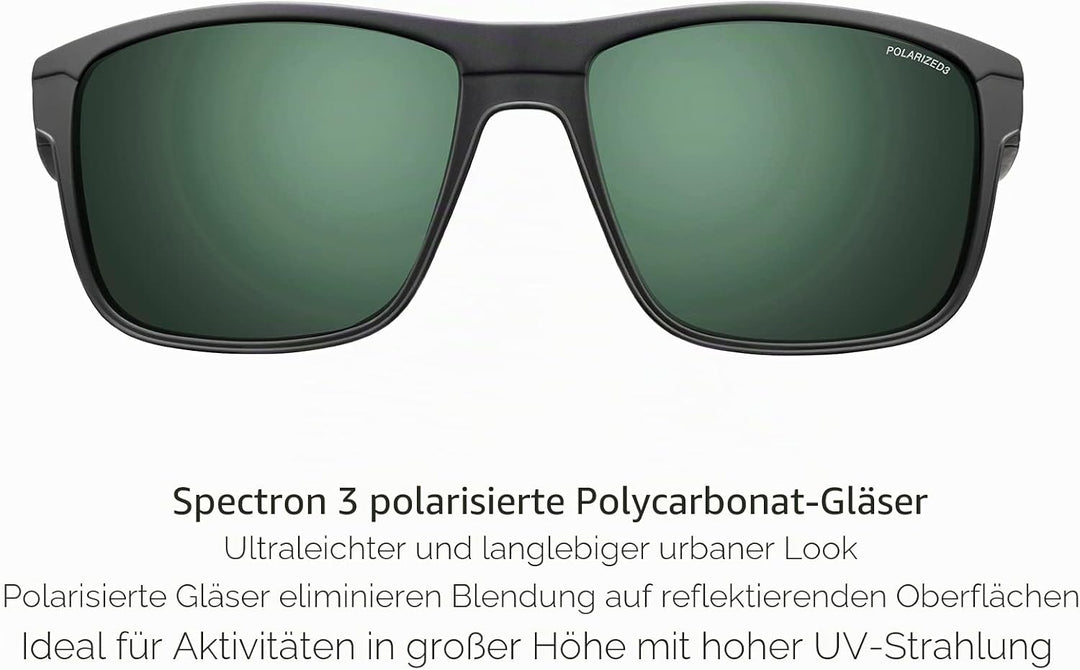Julbo Herren Abtrünniger Sonnenbrille, Mattes schwarz, Einheitsgrösse