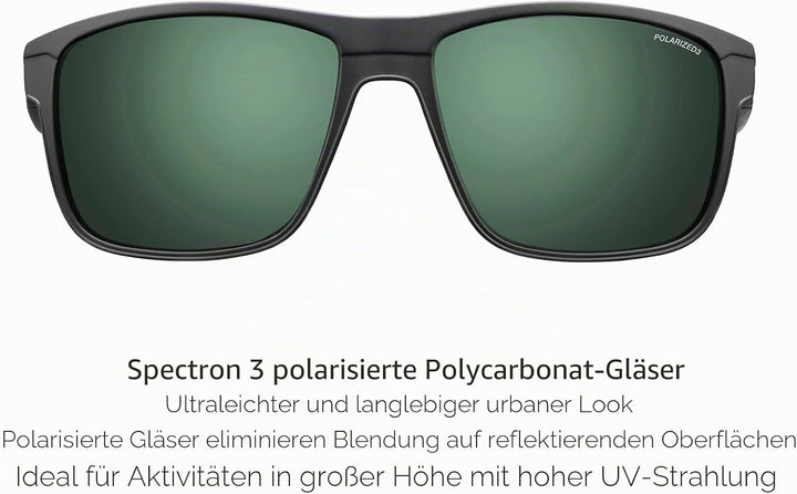 Julbo Herren Abtrünniger Sonnenbrille, Mattes schwarz, Einheitsgrösse