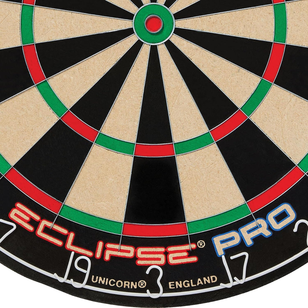 Unicorn Eclipse Pro, Professional Bristle Dartboard with Competition Quality Sisal, Spider and Numbe
