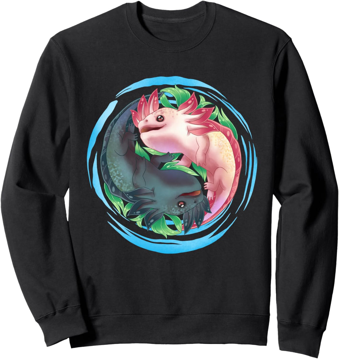 Axolotl Ying Yang Sweatshirt