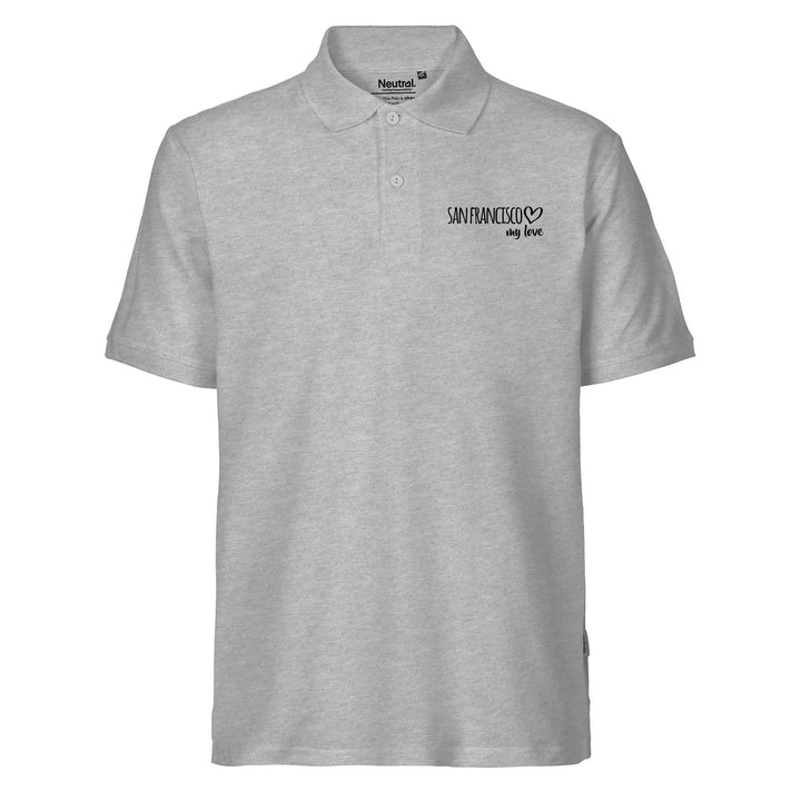 Huuraa Herren Polo Shirt San Francisco My Love Bio Baumwolle Fairtrade Poloshirt Geschenkidee S Spor