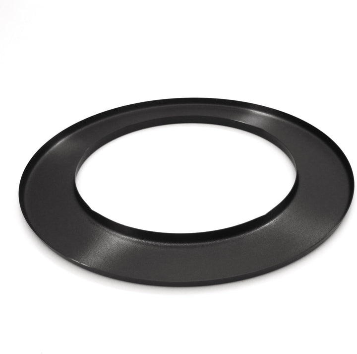raik Rauchrohr/Ofenrohr Wandrosette 130 mm Durchmesser Stahlblech Schwarz SH065-130-sw