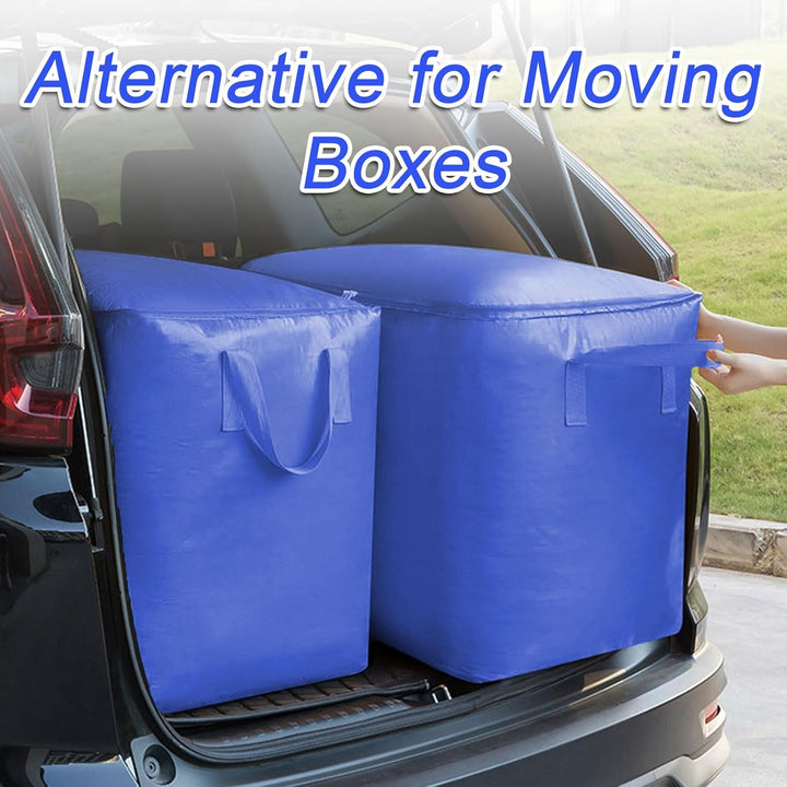 Umzugstaschen 240L,4 Stück Umzugskartons Grosse mit Reissverschlüssen & Starke Griffe, Aufbewahrungs