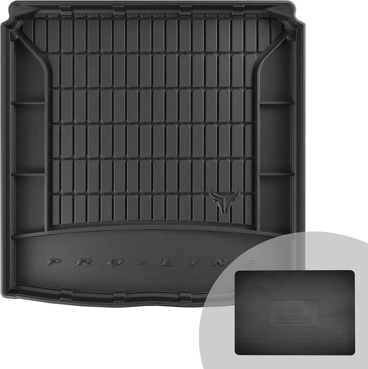 FROGUM ProLine 3D Gummimatte Exklusive Auto Kofferraummatte Kofferraumwanne für Skoda Fabia I 1999-2