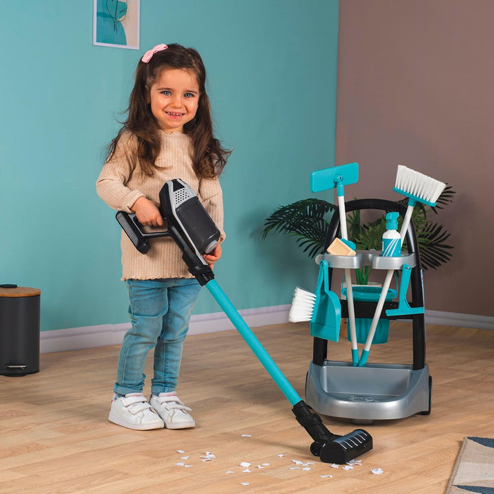Smoby Rowenta Reinigungstrolley mit Staubsauger