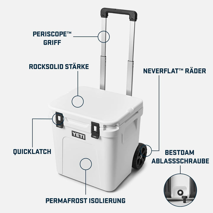 YETI Roadie 48 Kühlbox Mit Rollen, Navy