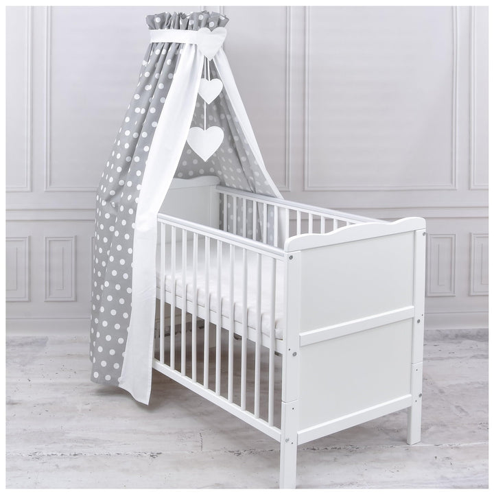 Generisch Baby Delux Babybett Himmel Betthimmel Baumwolle Baldachin für Babybett Kinderbett Wiege St