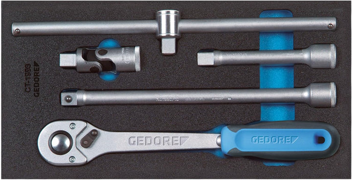 GEDORE 1500 CT1-1993 T Zubehör für Steckschlüsseleinsätze 12' in Check-Tool-Modul, 1 Stück