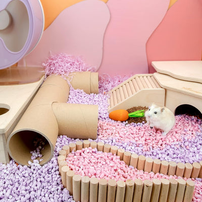 Niteangel Hamster-Papierpellets als Einstreu für syrische Zwerghamster, Gerbils, Mäuse, Lemminge, De