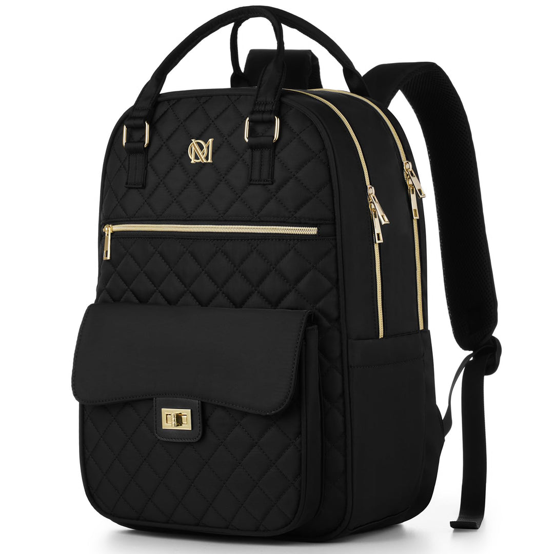 Rucksack Damen Laptoptasche 17,3 Zoll,Schulrucksack Mädchen Teenager Schultasche für Uni Studium,Arb