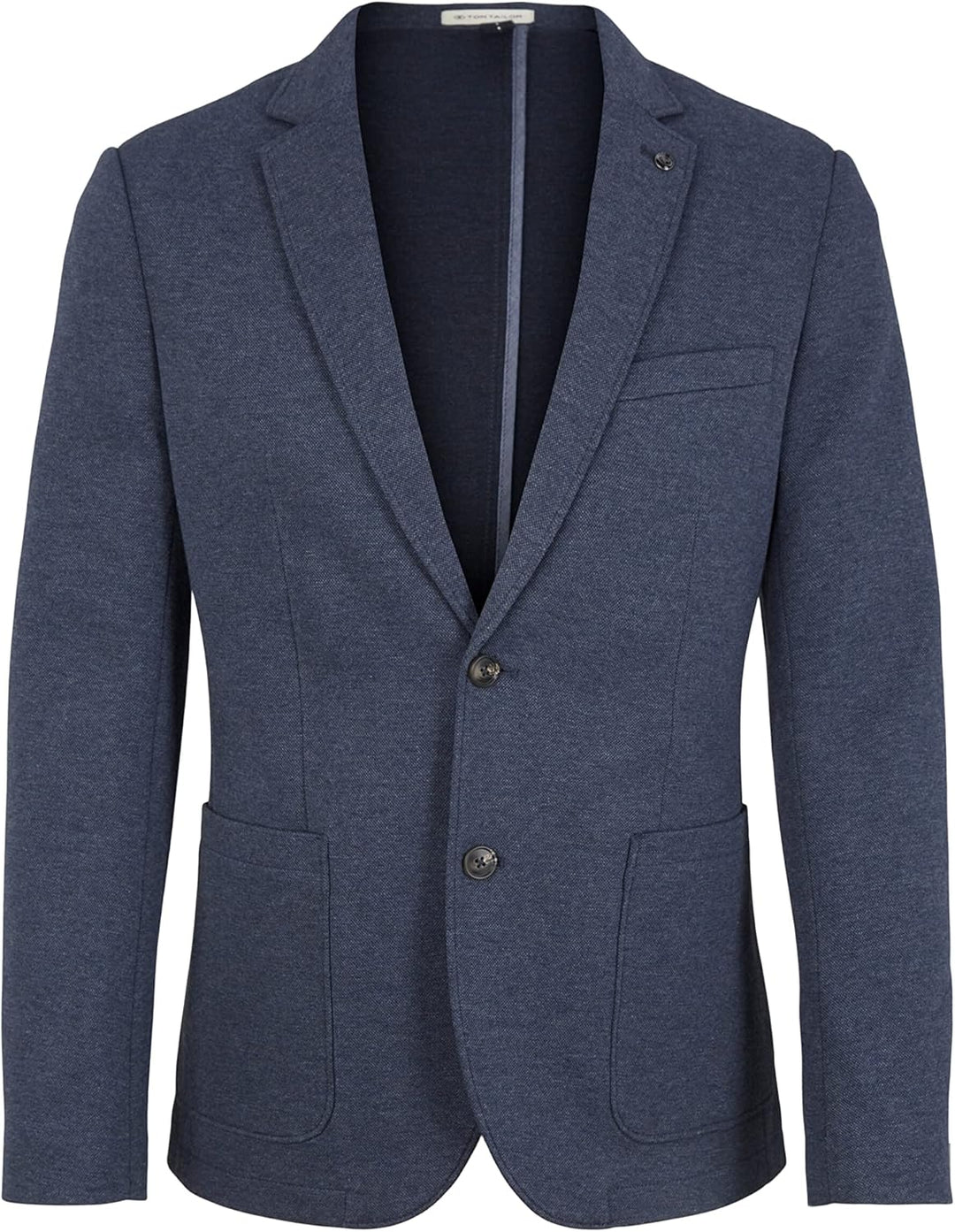 TOM TAILOR Herren Piqué Sakko 46 29115 - Blue Pique Melange, 24
