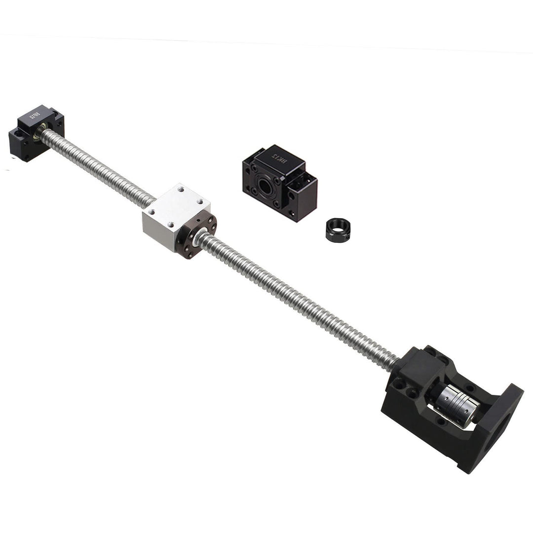 CNCYEAH SFU1605 300 mm Kugelumlaufspindel RM1605 + Kugelgewindemutter mit BK12 / BF12 Unterstützung,