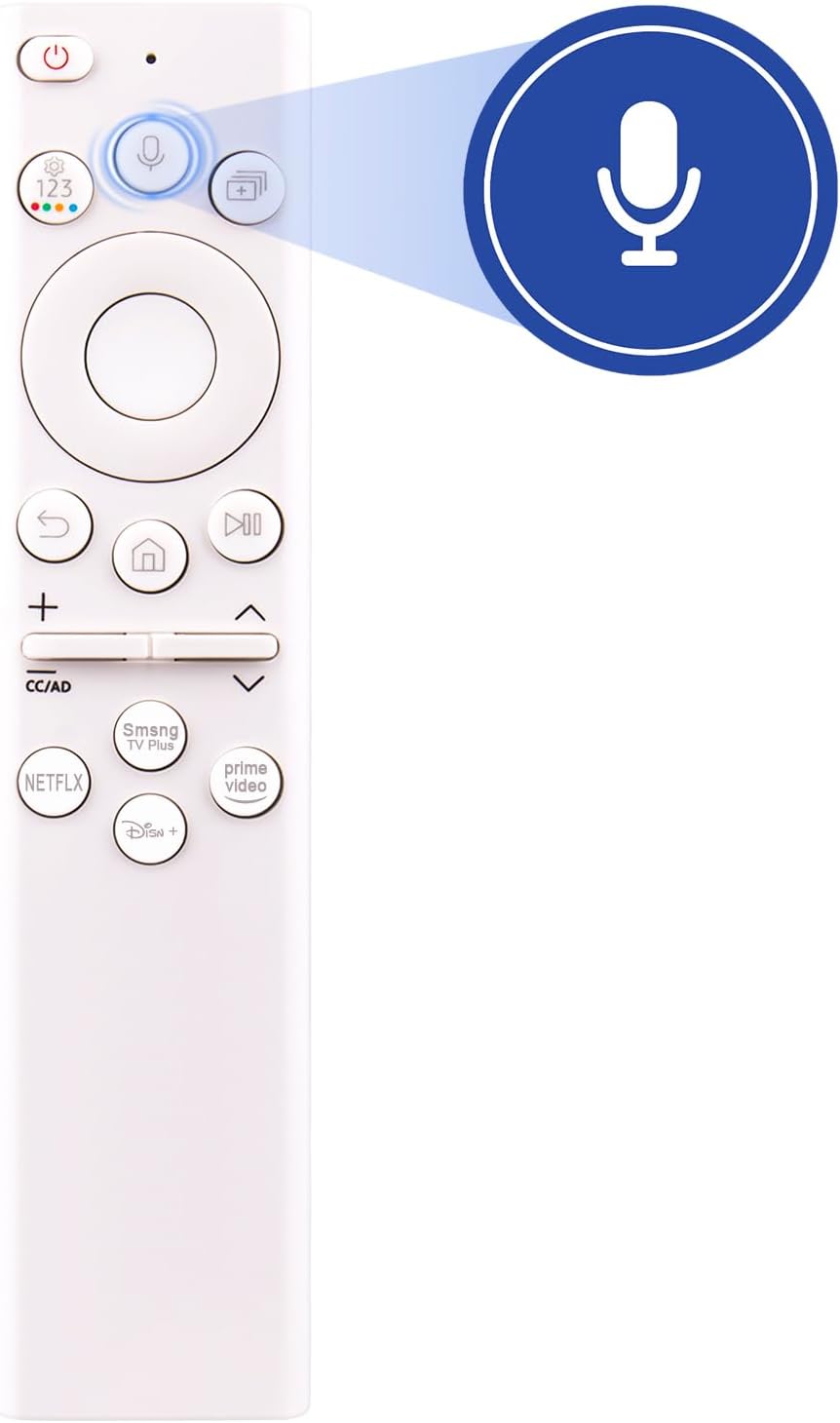 BN59-01391A Stimme ersetzt Fernbedienung -VINABTY-fit für Samsung Smart TVs Solarladefernbedienung B