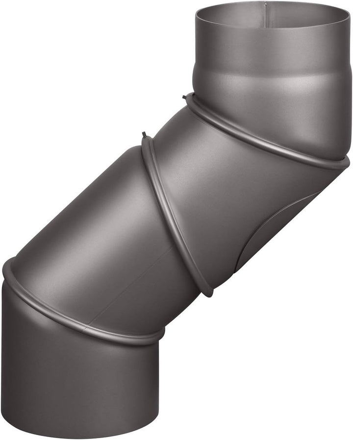 Rauchrohr Ø150mm Multibogen verstellbar 0-135° mit Tür gussgrau Multibogen 0-135° mit Tür Gussgrau,