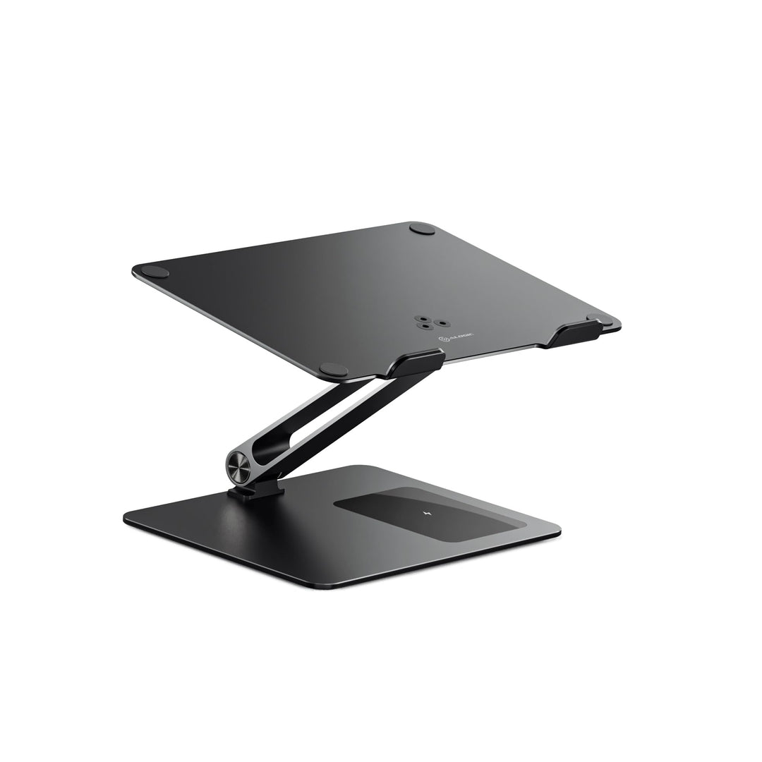 ALOGIC Elite Aluminum Laptop Stand | Wireless Charger mit bis zu 10 Watt | Silikonpad für rutschfest