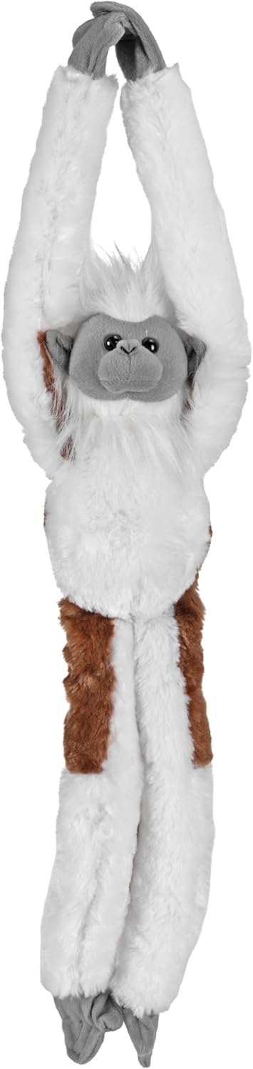 Wild Republic 14463 15251 - Hanging Monkey Plüsch Lisztaffe, 51 cm, Baumwolltop, Lisztaffe